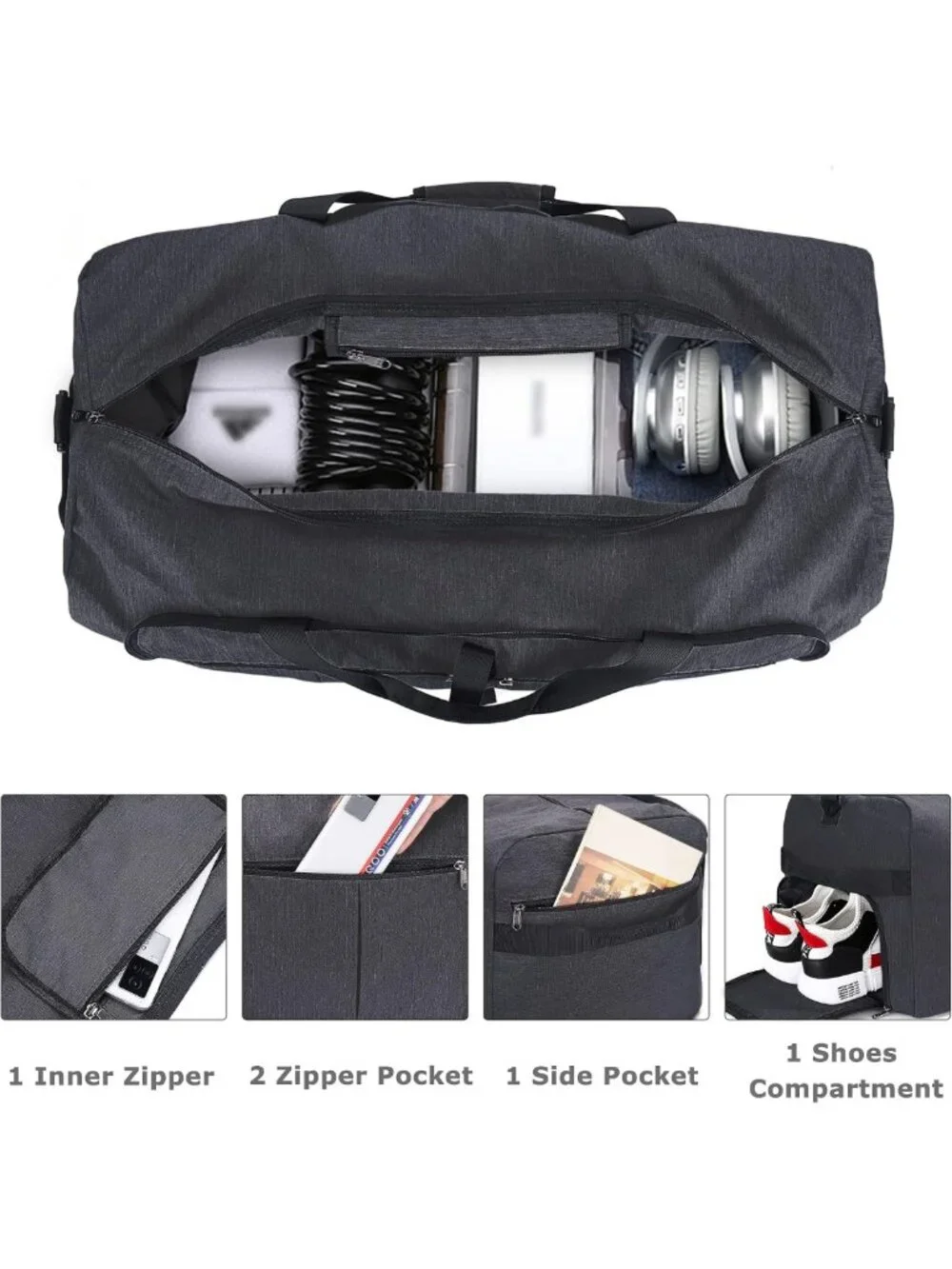 120L Waterproof Foldable Travel Duffel Bag - Lightweight, Collapsible, Unisex